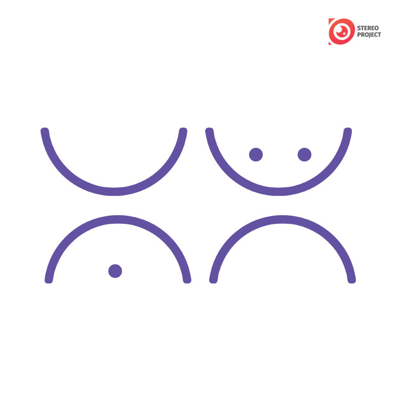 При правильной фокусировке зрения, Вы получите больше чем три точки :)