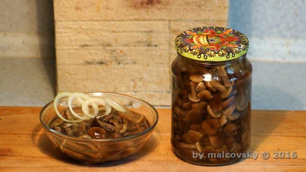 Маринованные опята