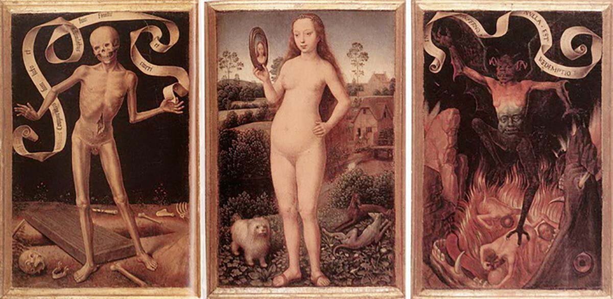 Ганс Мемлинг, «Ад», 1485 год 