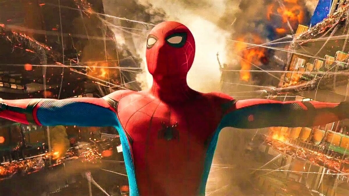 Кадр из фильма "Человек паук: Возвращение домой" 2017 г.