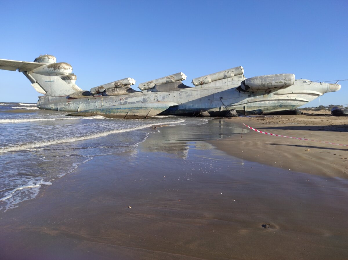 монстр каспийского моря самолет