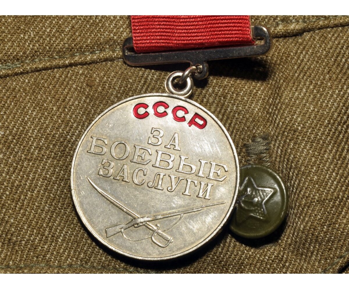Медаль за боевые заслуги картинка