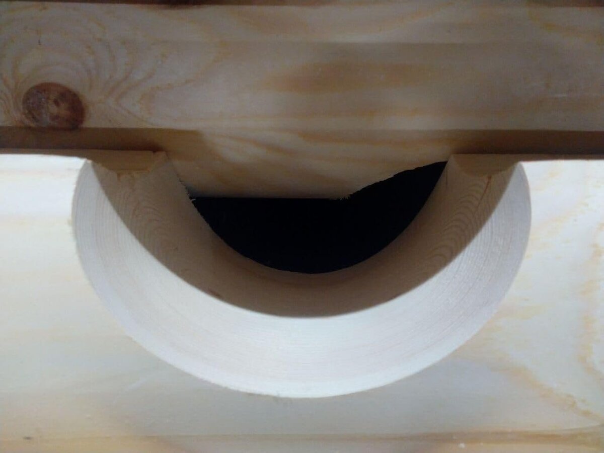 Представьте, как точно бревна соединяются по всей длине и в замке