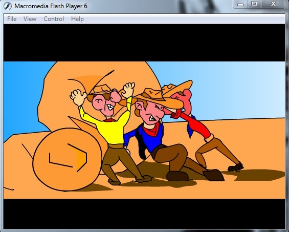 Кадр из первого мультфильма