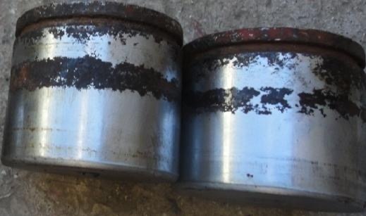 Коррозия поршня суппорта рабочей поверхности 