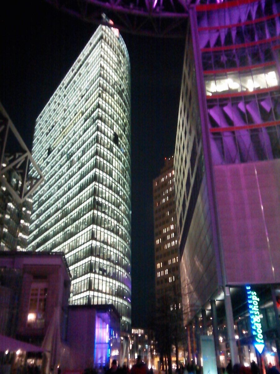 Ночной Берлин (фото автора)