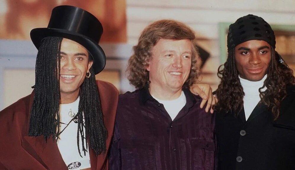 Milli Vanilli и Frank Farian (в центре)