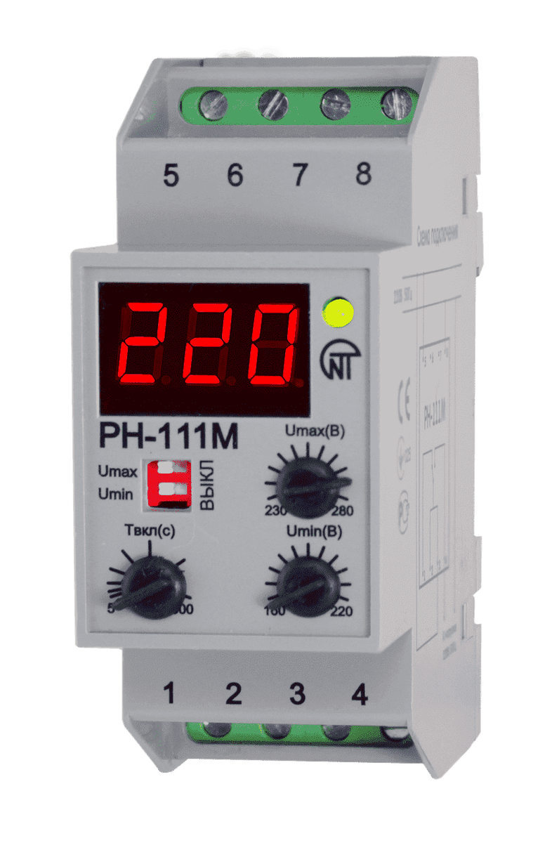 Схема подключения рн 113 реле напряжения