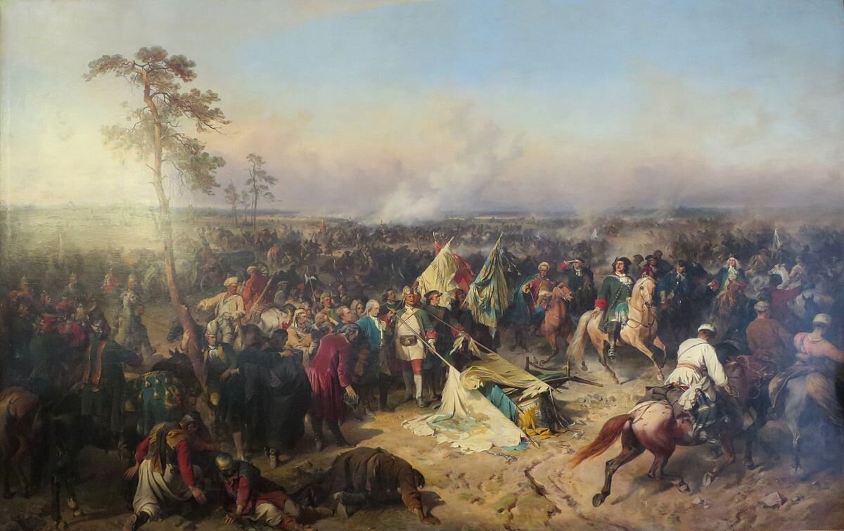 «Победа при Полтаве» Александра Коцебу. Источник: wikipedia.org