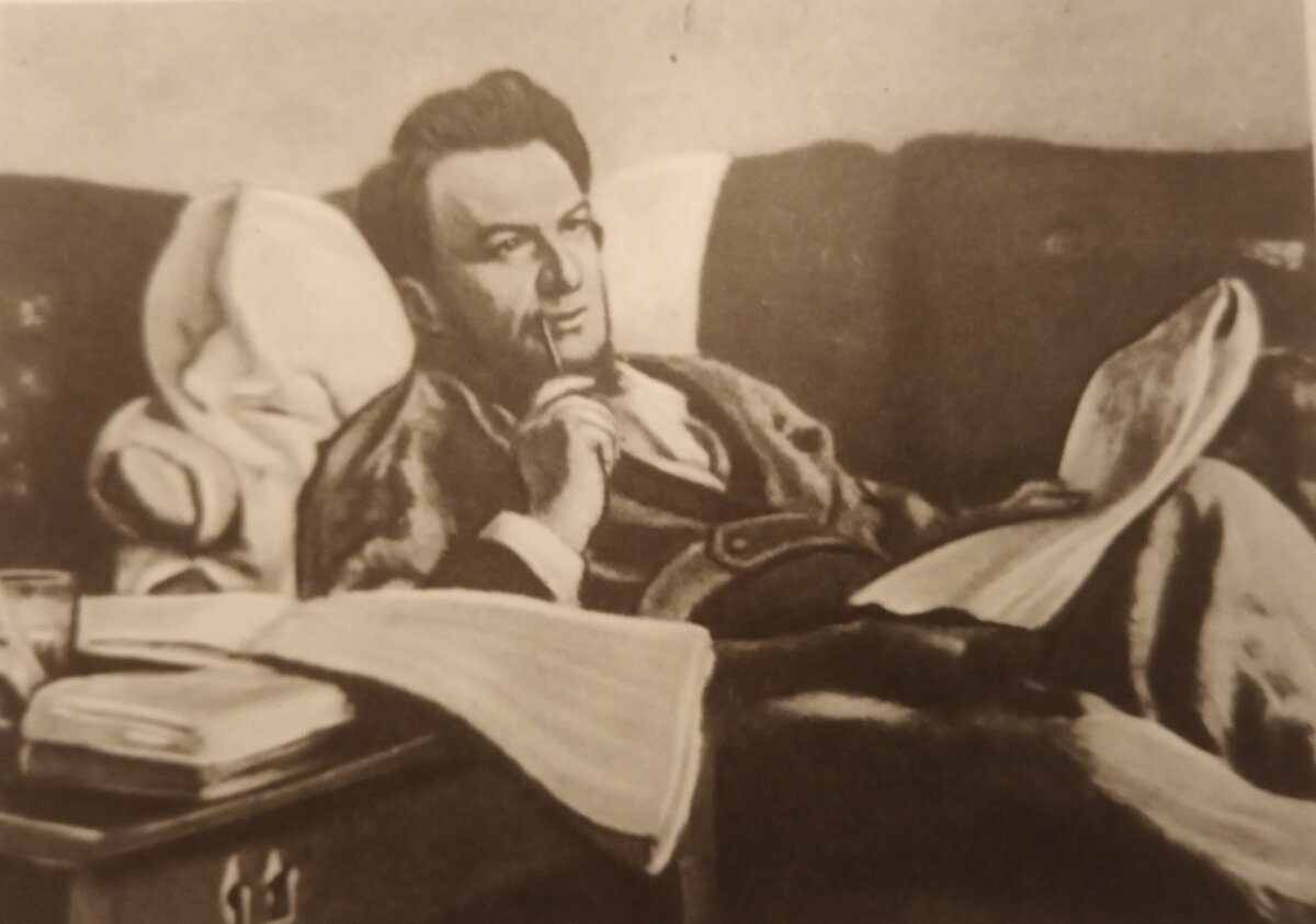 М. И. Глинка сочиняет oпeру «Руслан и Людмила». С картины художника И. Е.Репина.