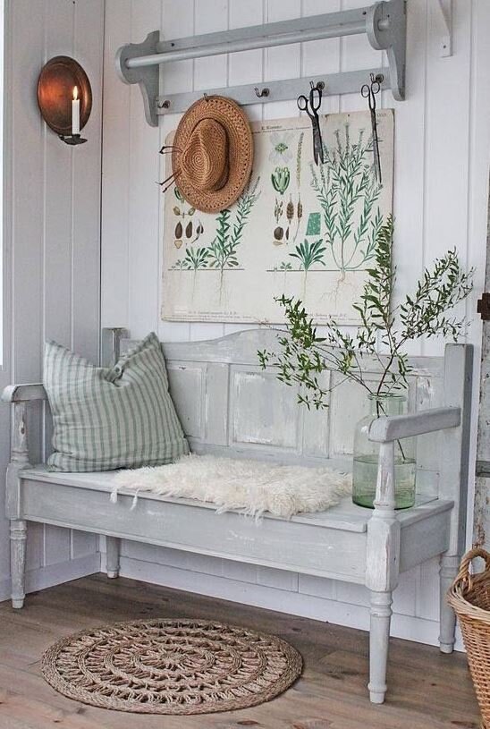 сад то и дело врывается в интерьер прованс