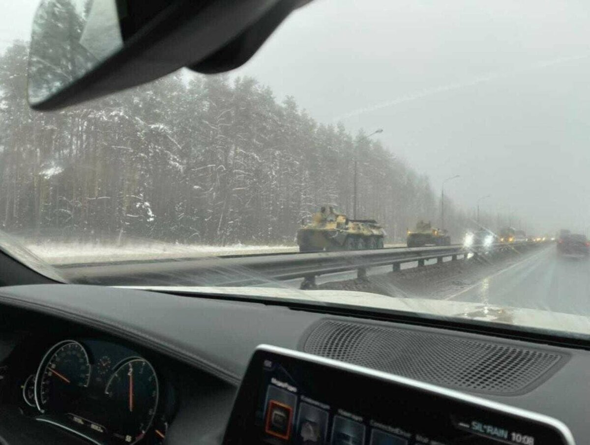 В Москву стягивают технику