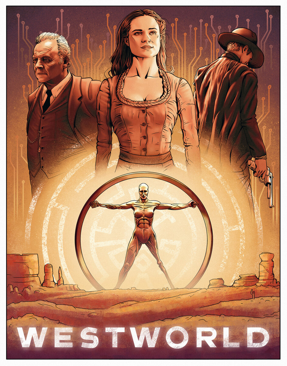 Постер к первому сезону этого удивительно глубокого, полного философских рассуждений сериала (2016 год)