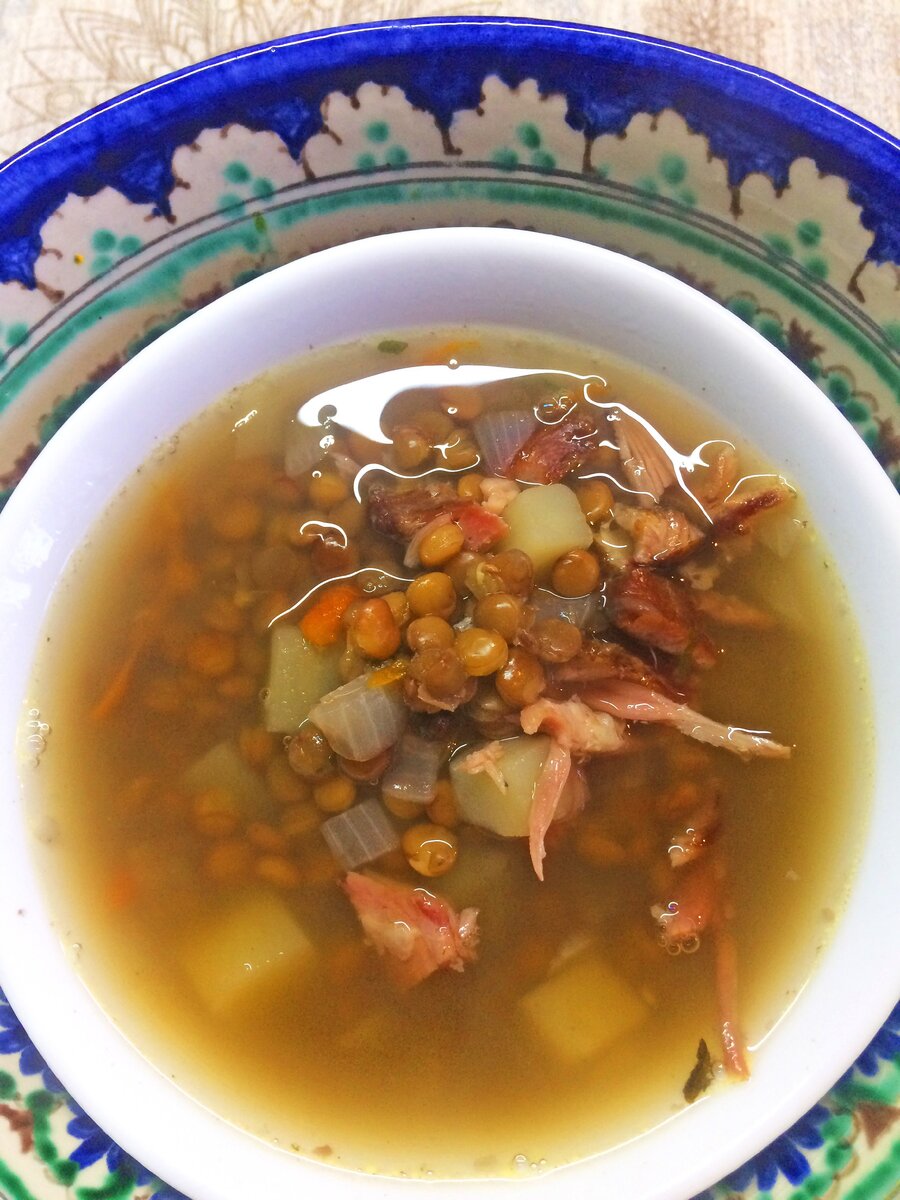 суп из чечевицы