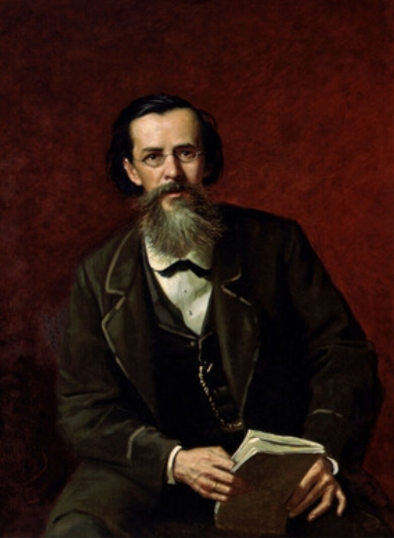 Портрет Василия Перова. Художник Н. А. Майков