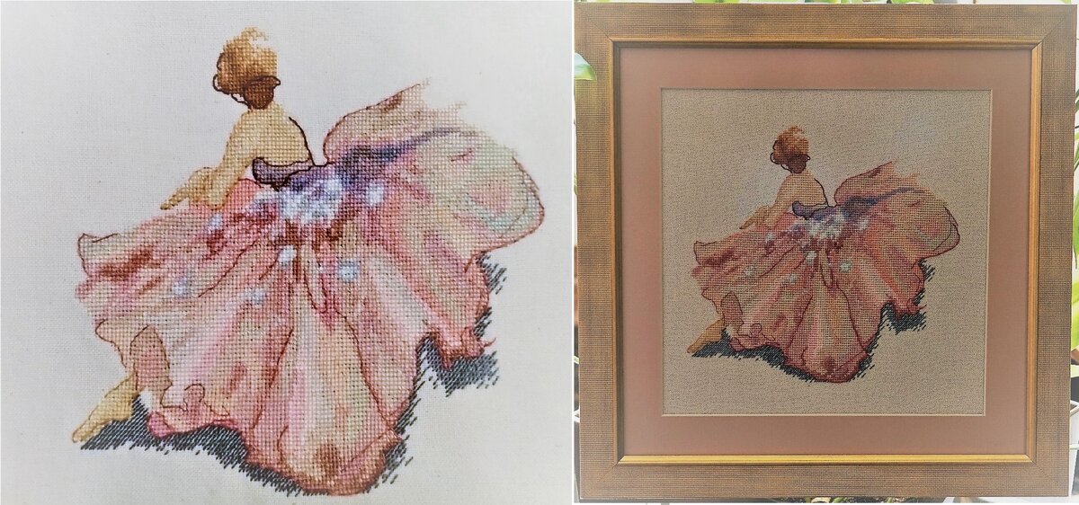 "Балерина", автор бесплатной схемы - "Катаринка", фото автора