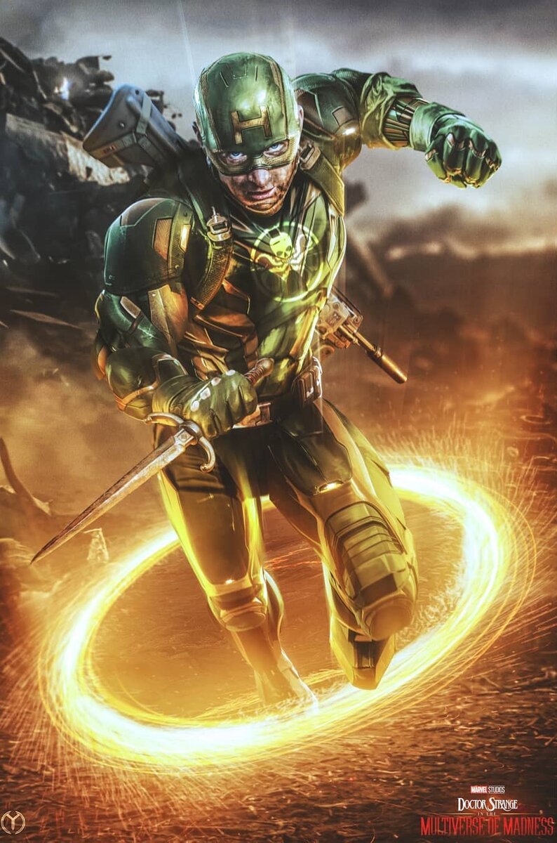 Фанатская работа Капитана Америка в роли Гидра-Кэпа