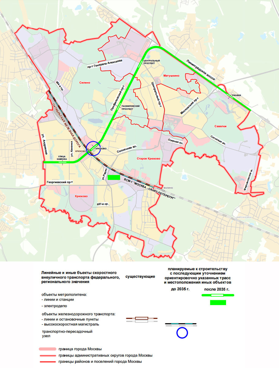 Метро в зеленограде карта