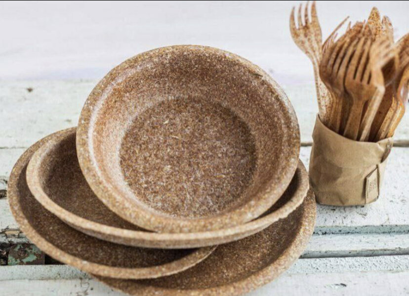 Тарелка из пшеницы