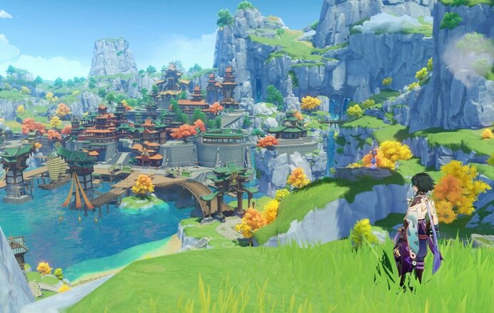 🈶 Окружение также нещадно "эксплуатирует" традиционные мотивы, удачно вплетая тут и там природу и цивилизацию, вообщем, все по фэншую. (Фото: https://tk.media)