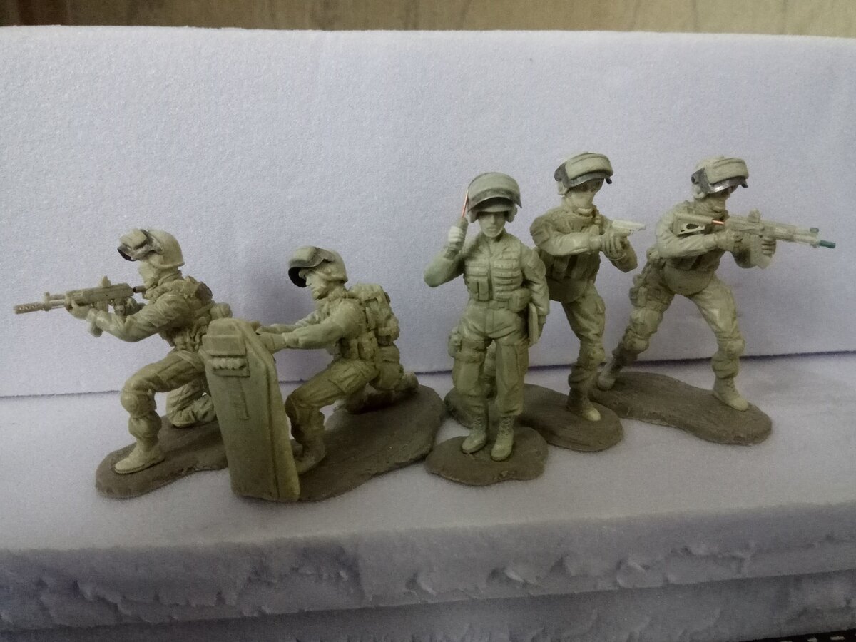 Группа "Альфа". Мастер-модели. Фото автора.