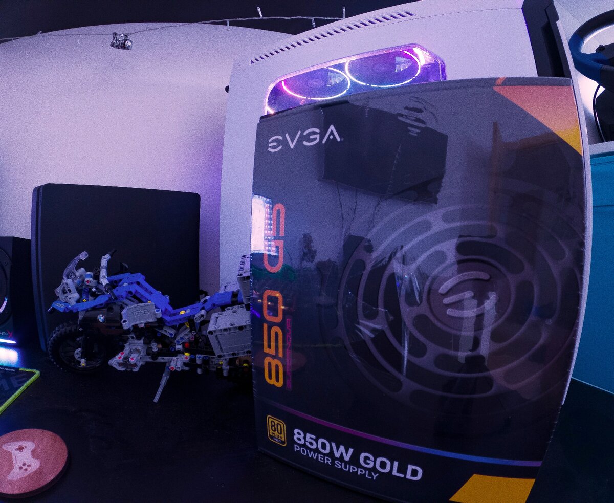 Моя прелесть EVGA 850W G5 (простите за качество )