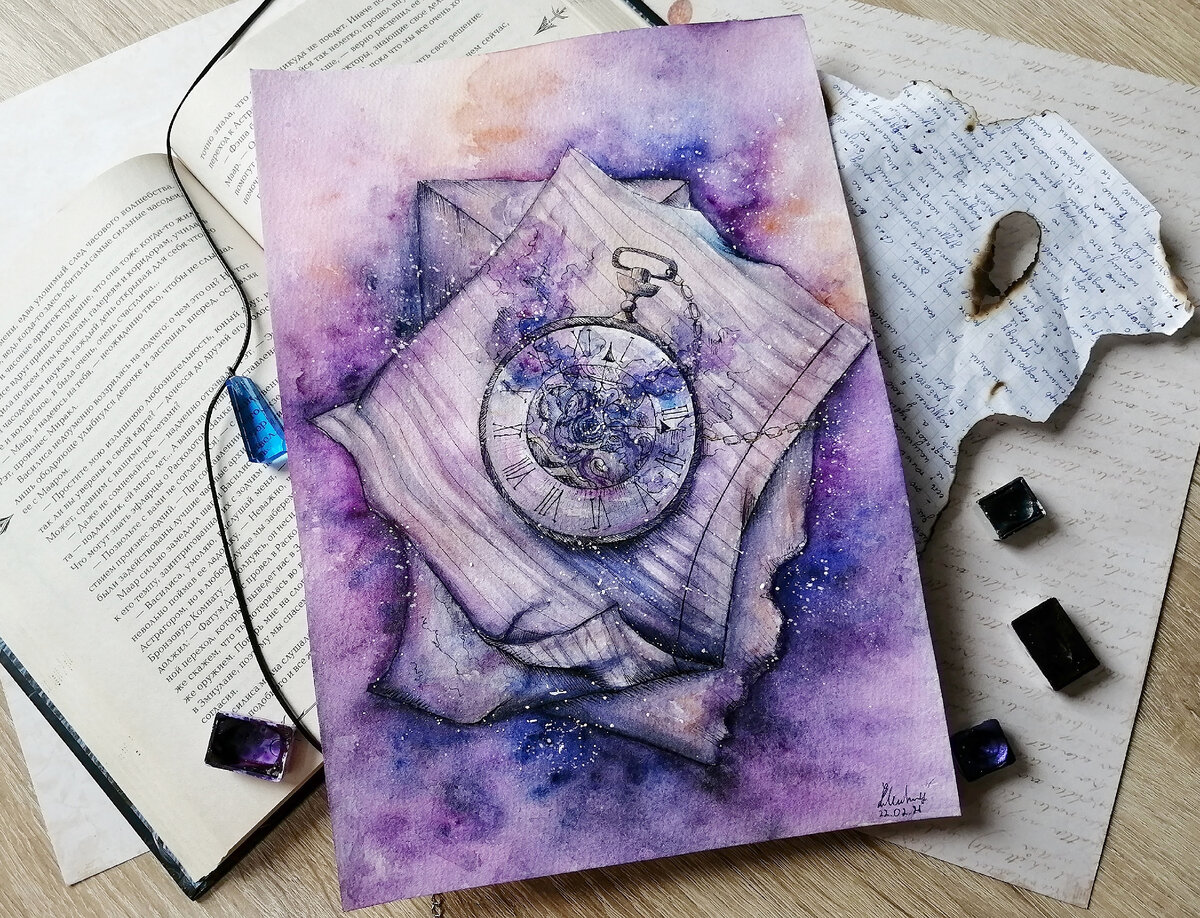 Моя иллюстрация💜