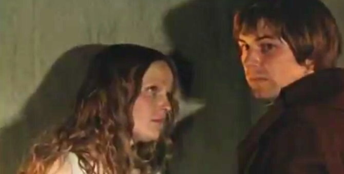 Елена Соловей и Анатолий Егоров в фильме "Драма из старинной жизни"