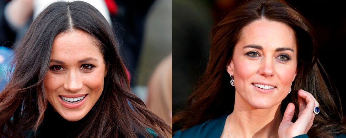 Меган выглядит немного моложе Кейт Мидлтон