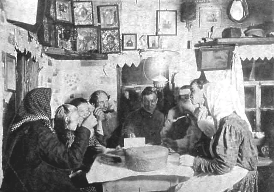 Крестьянский ужин 1906 г.