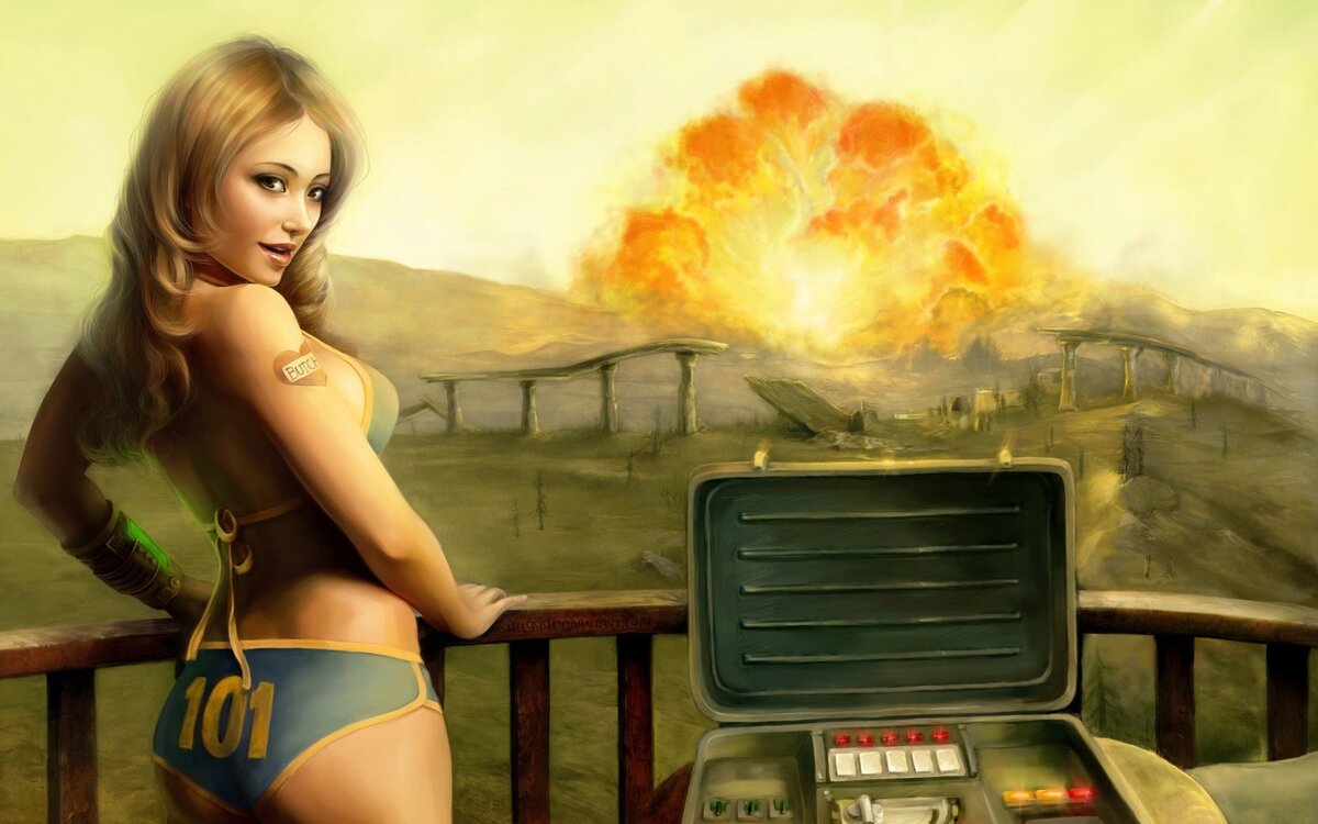 Источник: https://get.wallhere.com/photo/video-games-blonde-Fallout-bikini-Fallout-3-Megaton-screenshot-computer-wallpaper-pc-game-347907.jpg