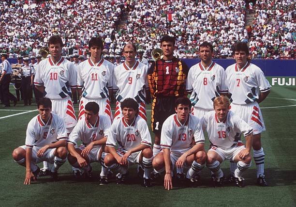 Сборная Болгарии - одна из главных сенсаций Чемпионата Мира 1994 года