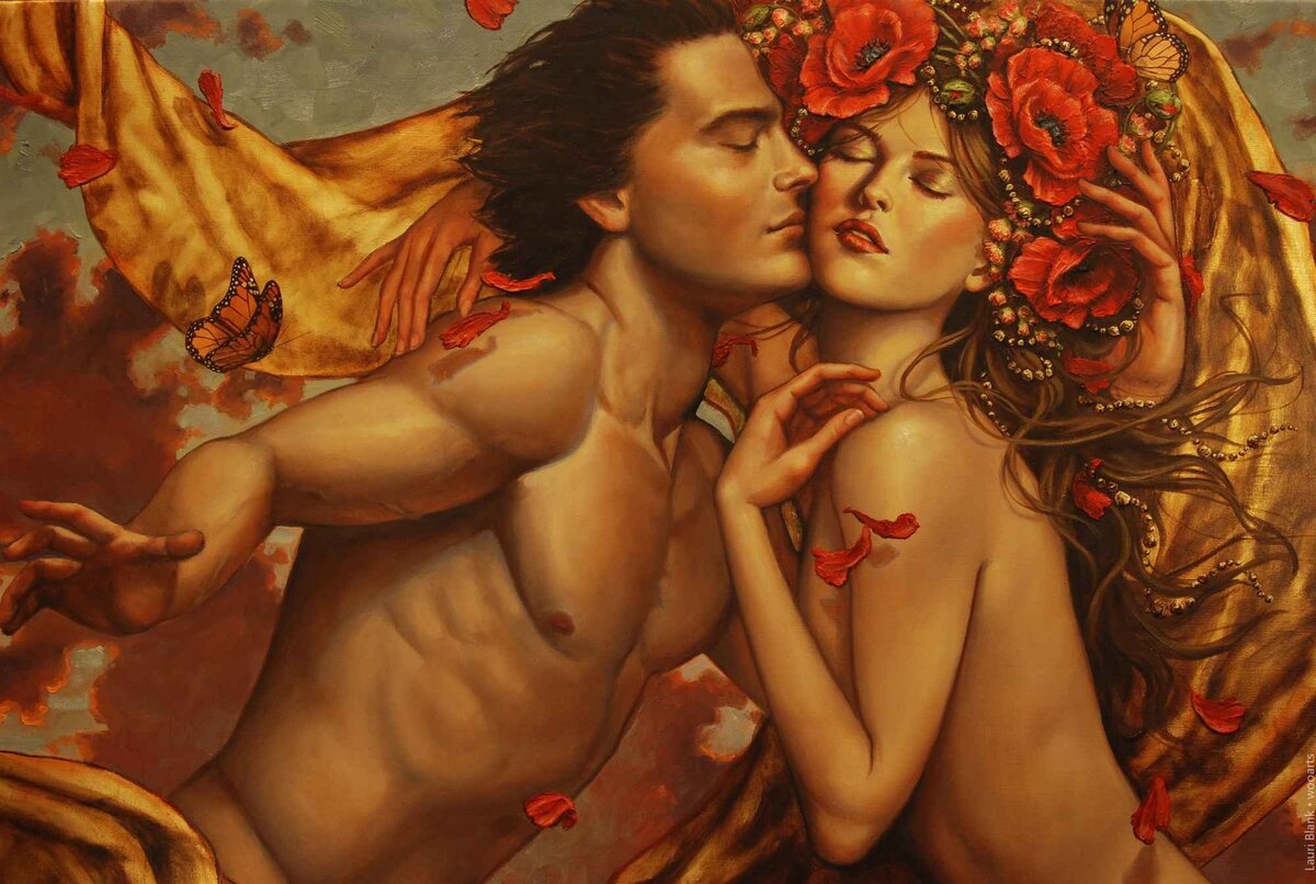 Адам и ева в современной живописи