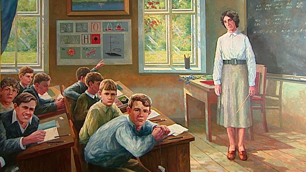 Картина ученики в классе