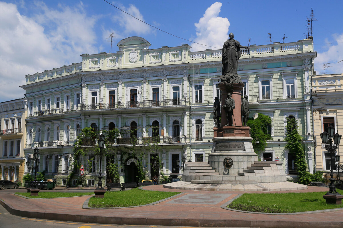 Памятник екатерине 2 в одессе фото