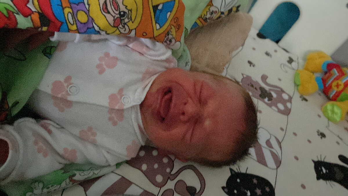 Очень орущего комочка 🤣