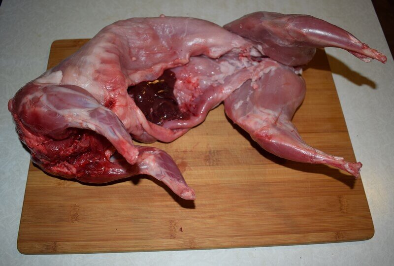 Кролик потрошёный