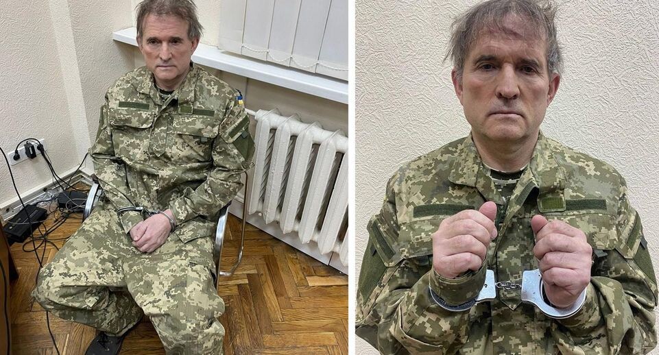 Виктор Медведчук после ареста СБУ, 2022 год📷
