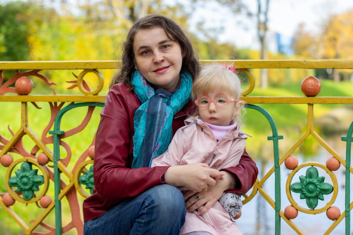 Ксюша с мамой Татьяной