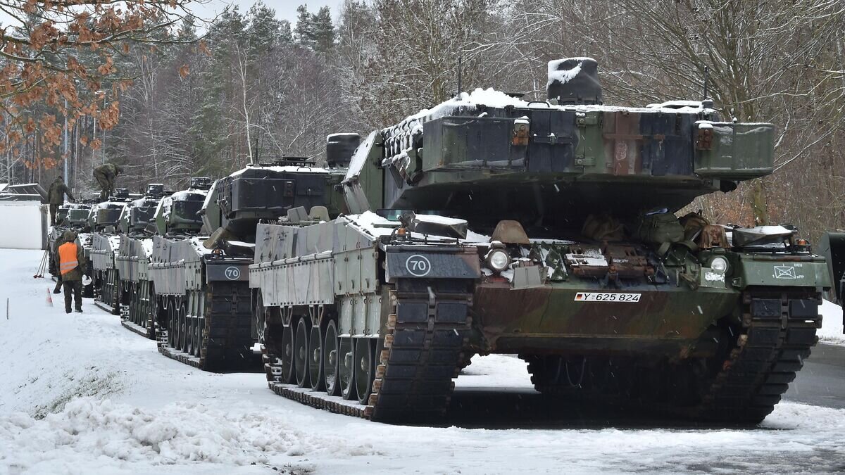    Немецкие танки Leopard 2© Фото : U.S. Army / Gertrud Zach