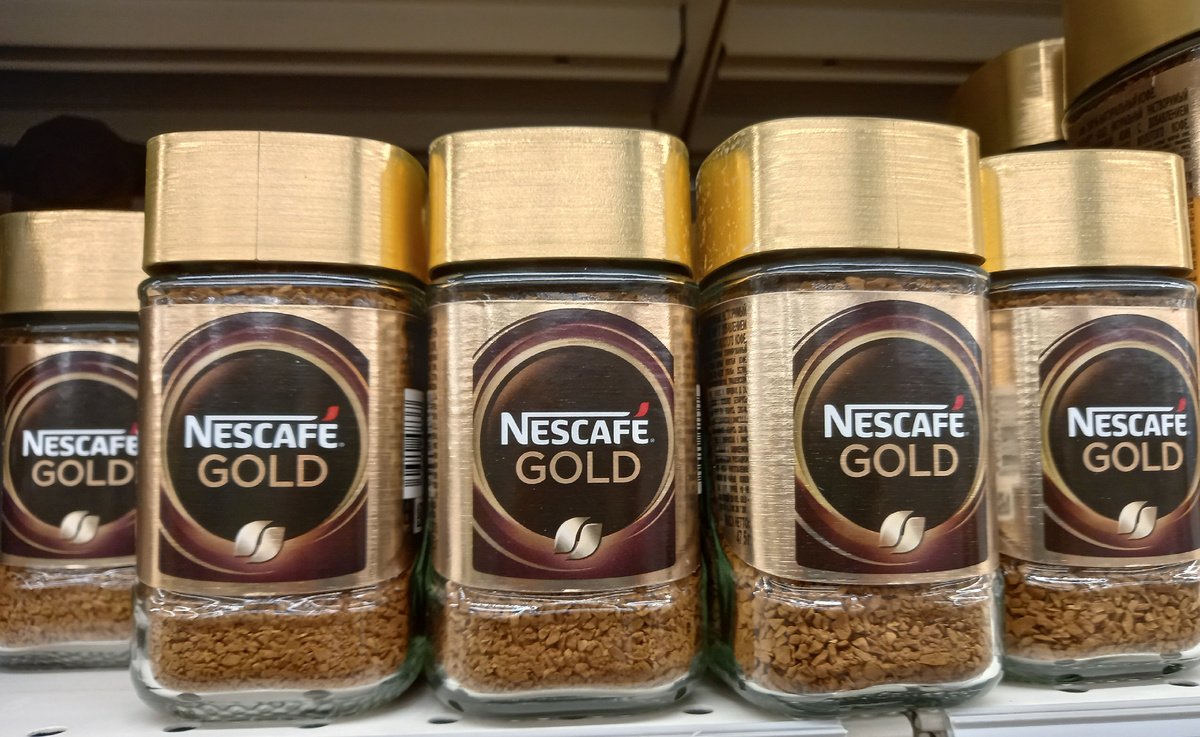 Кофе "Nescafe Gold" (фото автора)