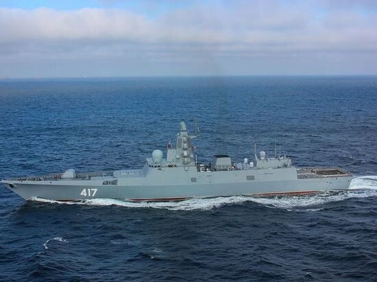     Фото: Фрегат "Адмирал Горшков" в 2018 году. источник: википедия