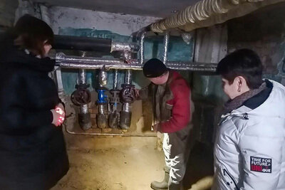    Подвал МКД в селе Ивановское дом №45 © Пресс-служба Волоколамского городского округа