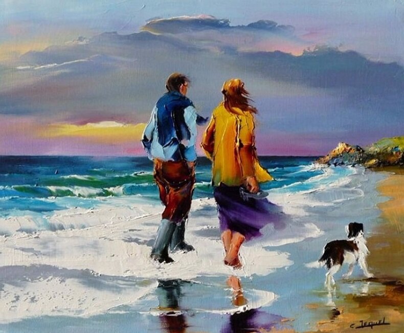 Искусство творить мастихином: Кристиан Жекель и его волшебный яркий мир, созданный на полотне