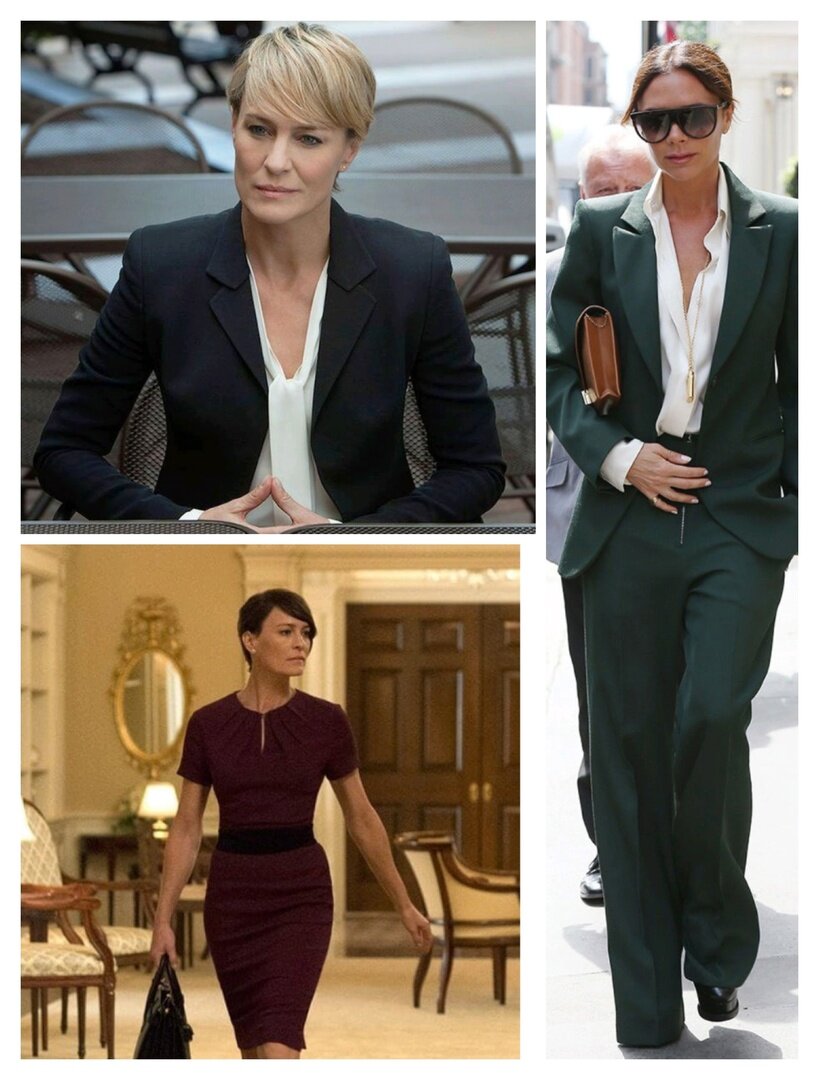 Классик. Кадры из сериала "Карточный домик" и фото из Pinterest.