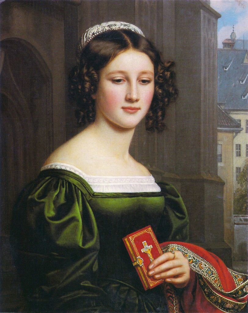 Анна Хиллмаер. 1829 год. Йозеф Карл Штилер. 