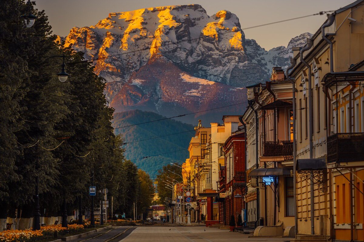 Виды владикавказа фото красивые на фоне гор