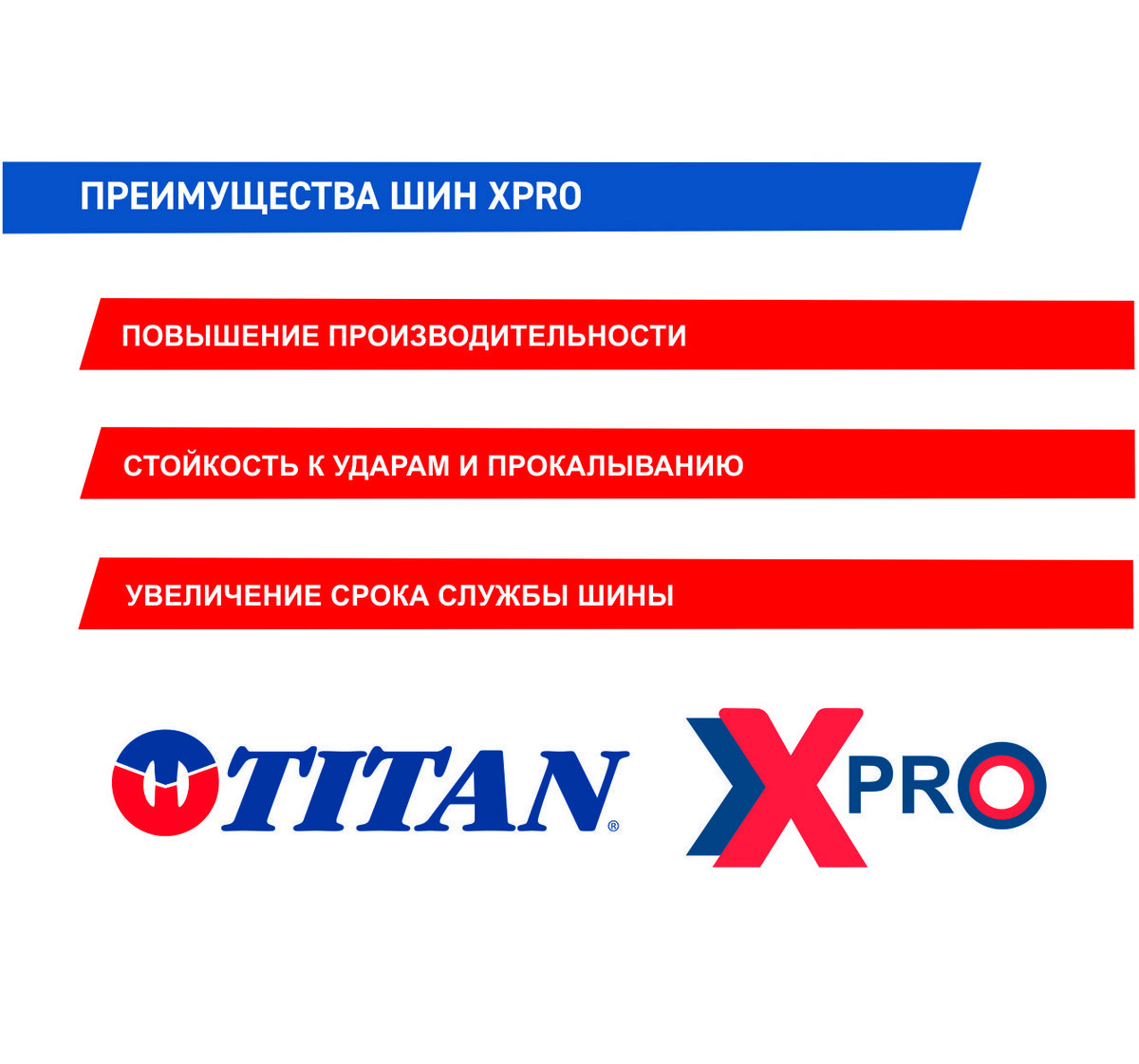 Сущность XPRO заключается в конструктивном усилении диагональных сельскохозяйственных и индустриальных шин TITAN, наделяя их дополнительными преимуществами: Повышение производительности
Стойкость к ударам и прокалыванию
Увеличение срока службы
Каркас обычной диагональной шины состоит из слоев текстильного корда, идущих по диагонали от борта к борту под углом. Перекрещивание слоев обеспечивает жесткость и прочность боковины. В то же время такая конструкция создаёт пятно контакта не оптимальной формы с неравномерным распределением контактного давления.
