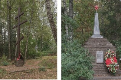   Братская могила советских воинов в Истре © Главное Управление культурного наследия Московской области
