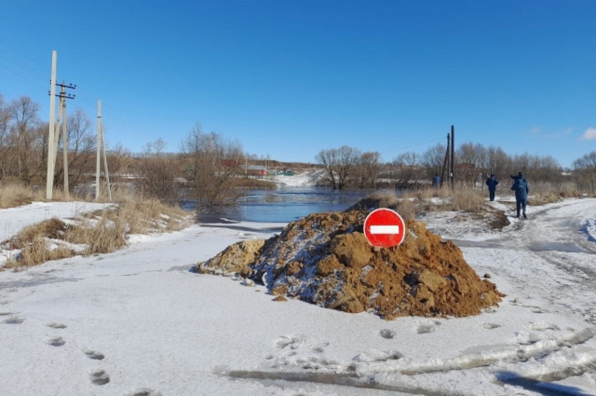    В Липецкой области все еще подтоплены низководный мост и 22 участка дорог